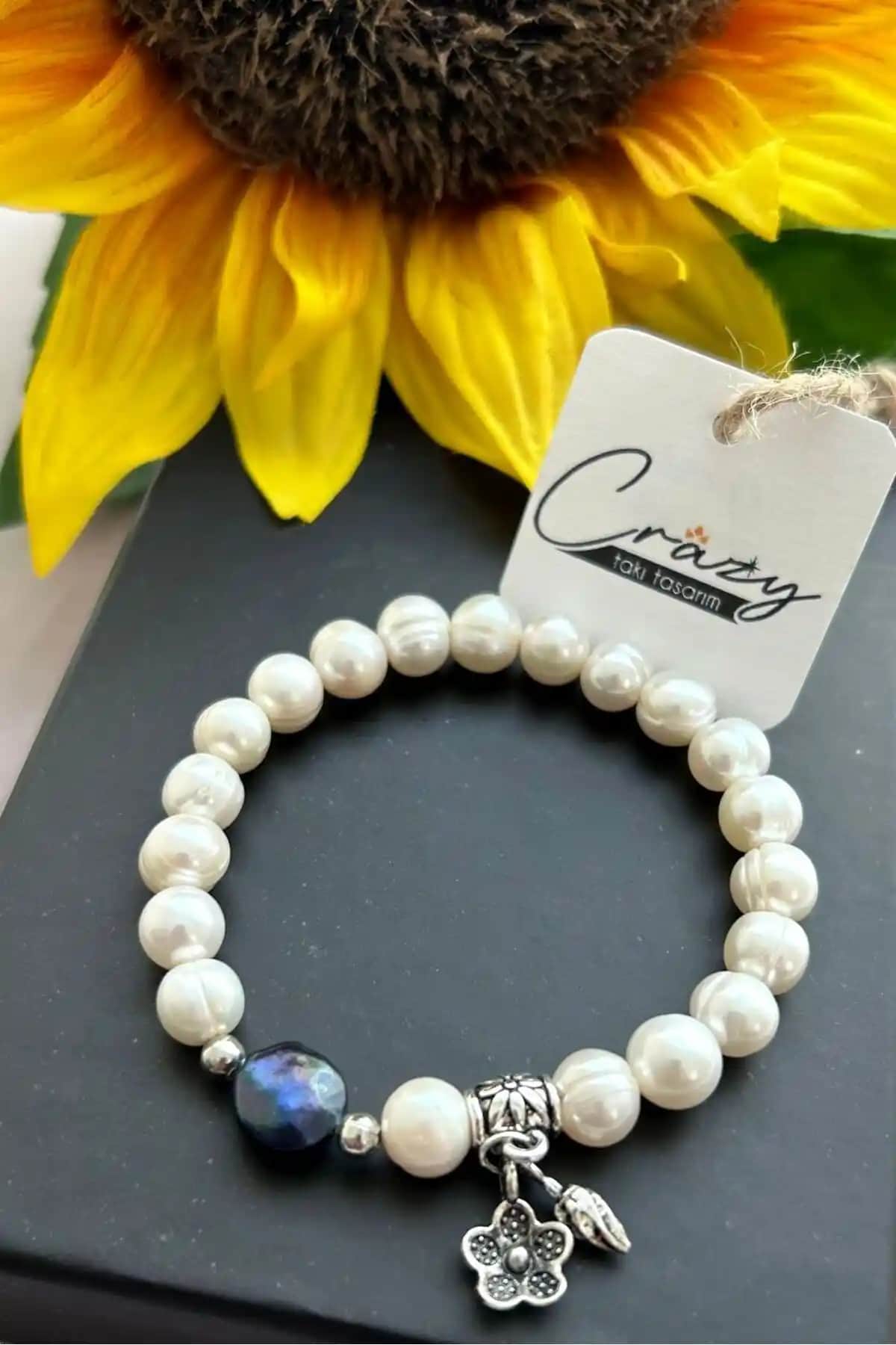 Crazy Taki Tasarım 8 mm Gerçek Doğal Kültür İnci Bileklik Şıklık ve Enerji Dengeleyici Özellikleri