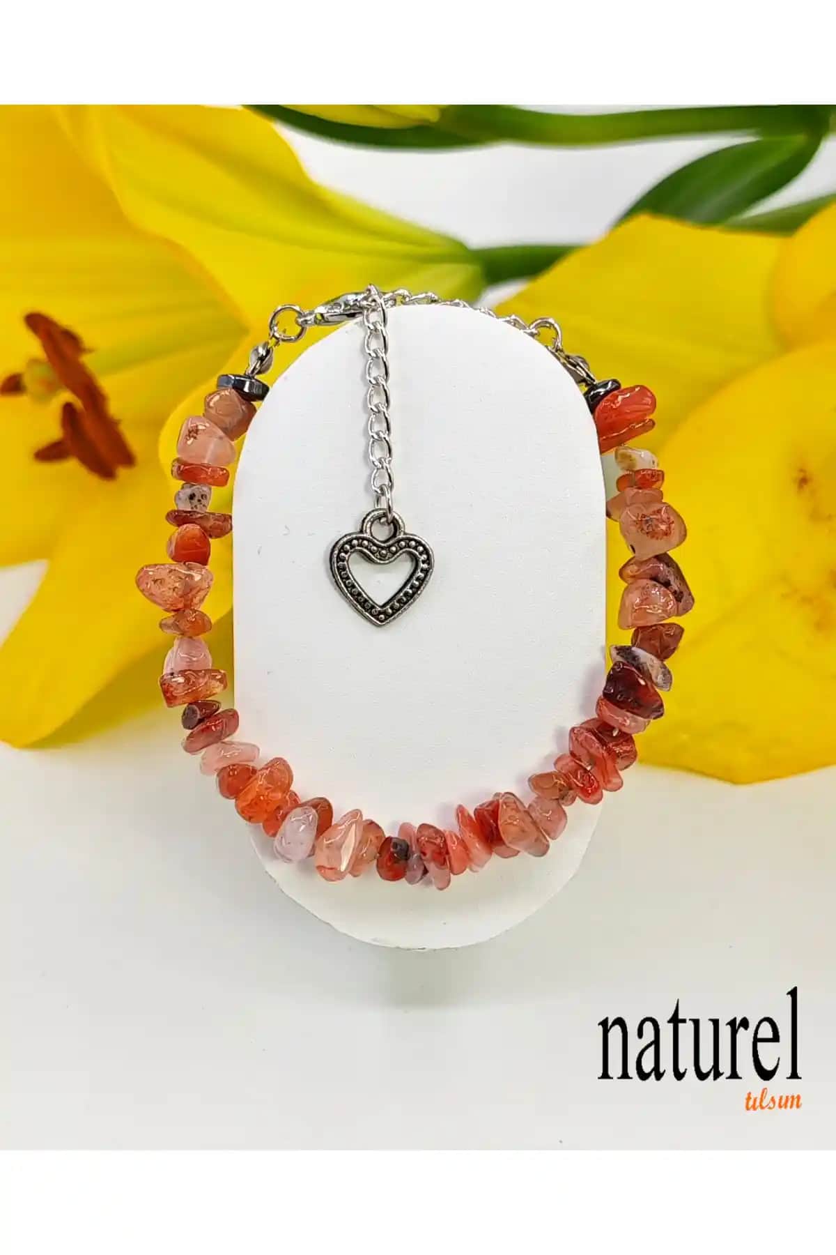 Doğal Akik Taşlı Lady Bileklik: Şıklık ve Enerji Dolu Tasarım