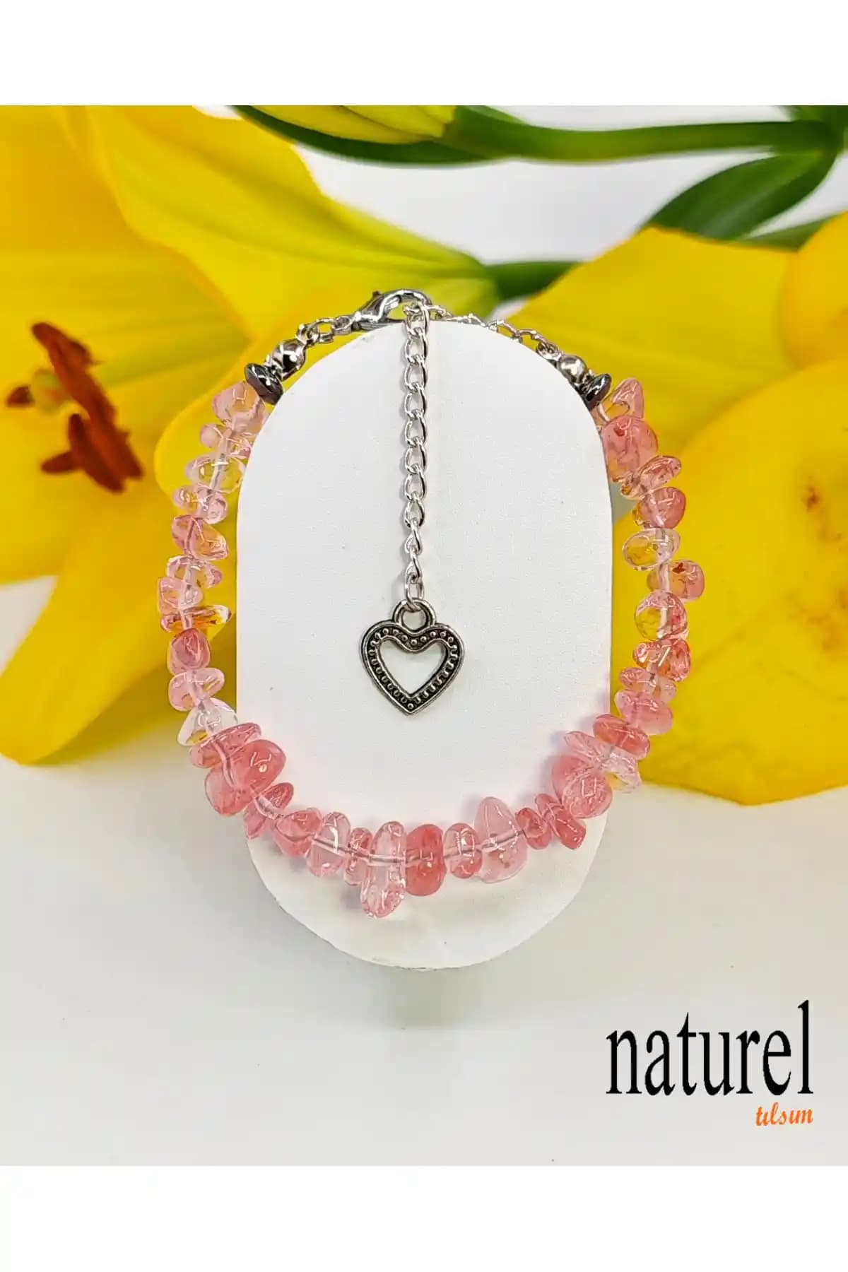 Doğal Taş Bileklikleri Gül Kuvars ve Hematit ile Ruhsal ve Fiziksel Denge Sağlama