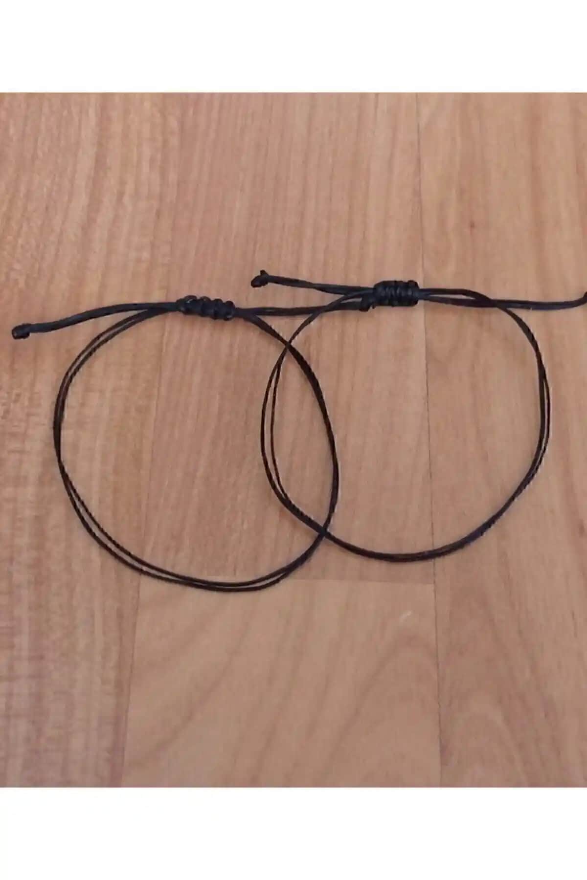 Elegan Store Unisex Siyah Makrome ve İp Detaylı Şık Bileklikler Koleksiyonu