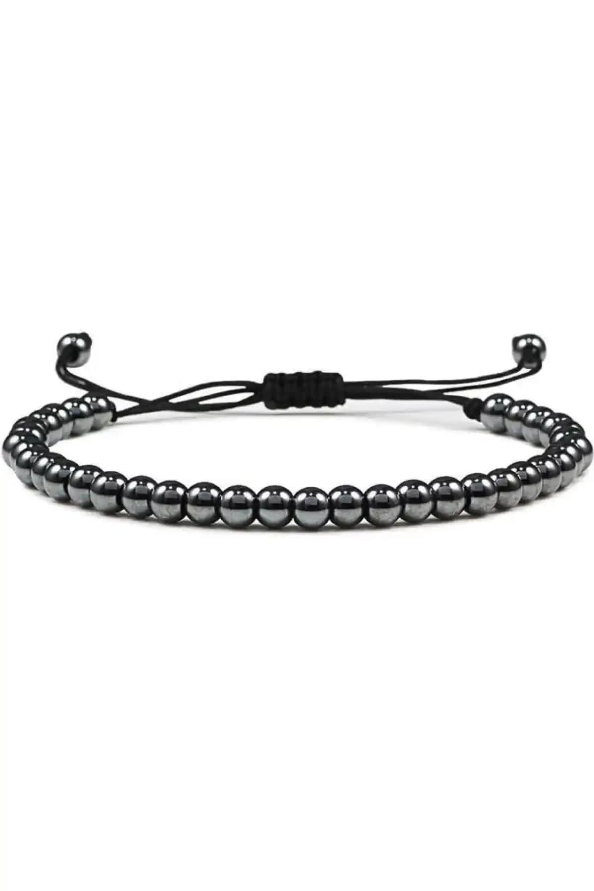 Jack Ferrero Hematit Doğal Taşlı Bileklik: Şıklık ve Doğallığın Modern Buluşması