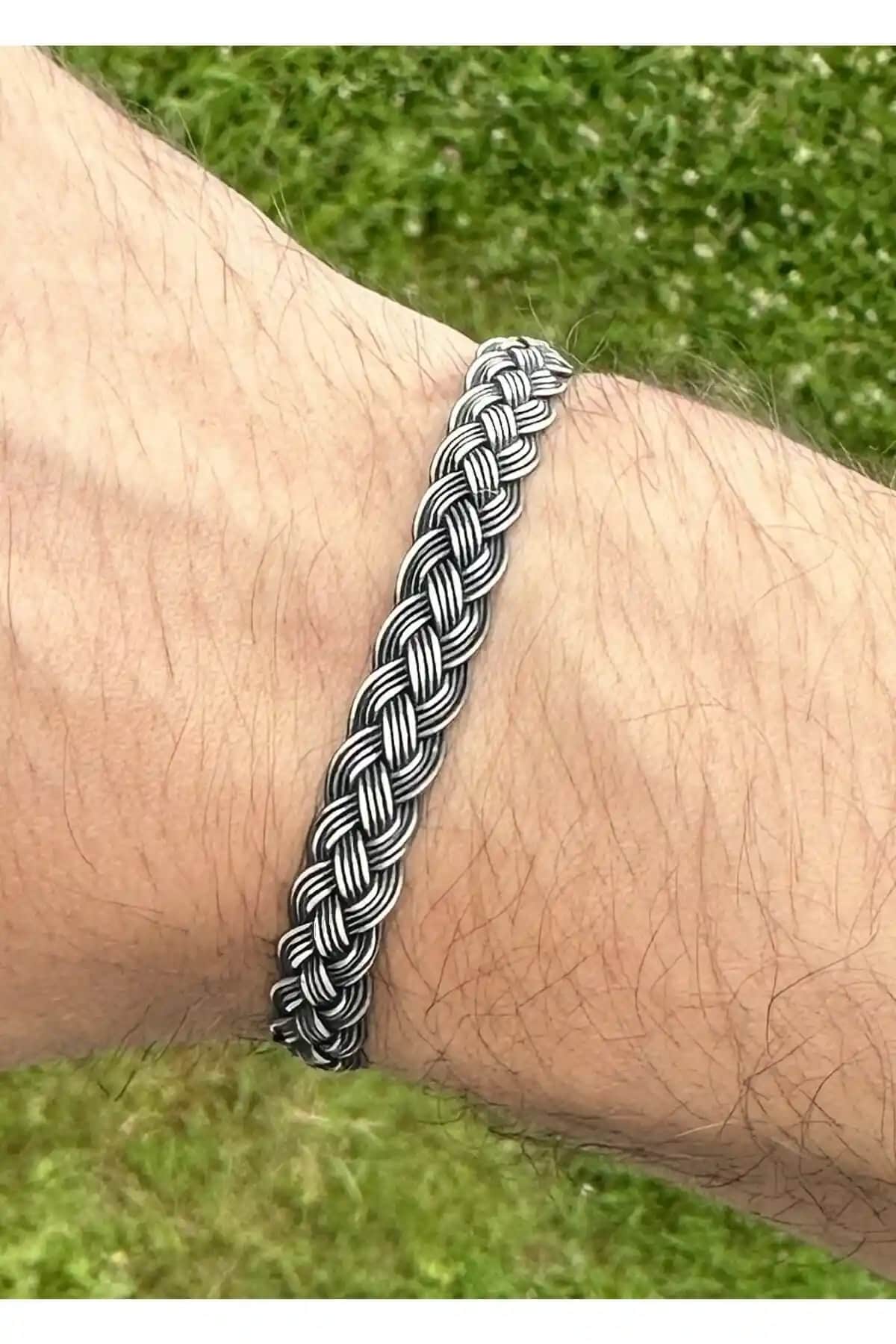 KAZZAZE Oksitli Gümüş Kazaziye Dört Sıra Örgü Bileklik Ürün Özellikleri ve Kullanım Rehberi