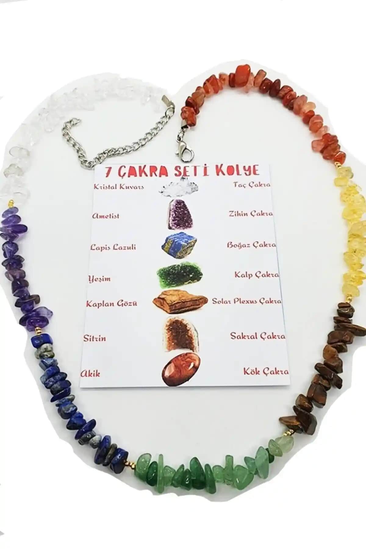 Mıçı Doğal 7 Çakra Kolye ve VALİOSO JOYA Doğal Taş Seti Karşılaştırması