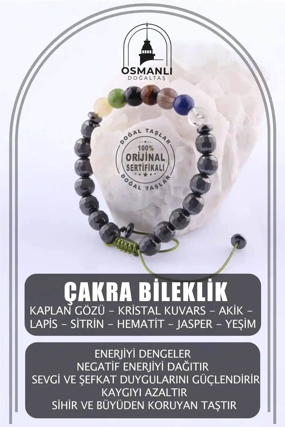 Osmanlı Markası Doğal Taş Bileklikleri Şıklık ve Enerji Dengesini Sunar