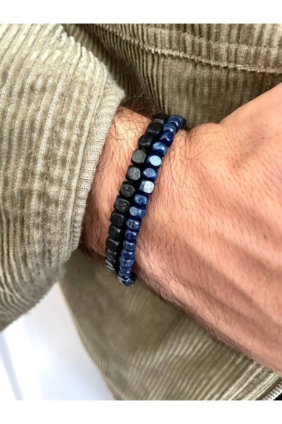 Padore Accessory Bileklikler Karşılaştırması: Gece Siyahı ve Okyanus Mavisi ile Hematit ve Kaplan Gözü