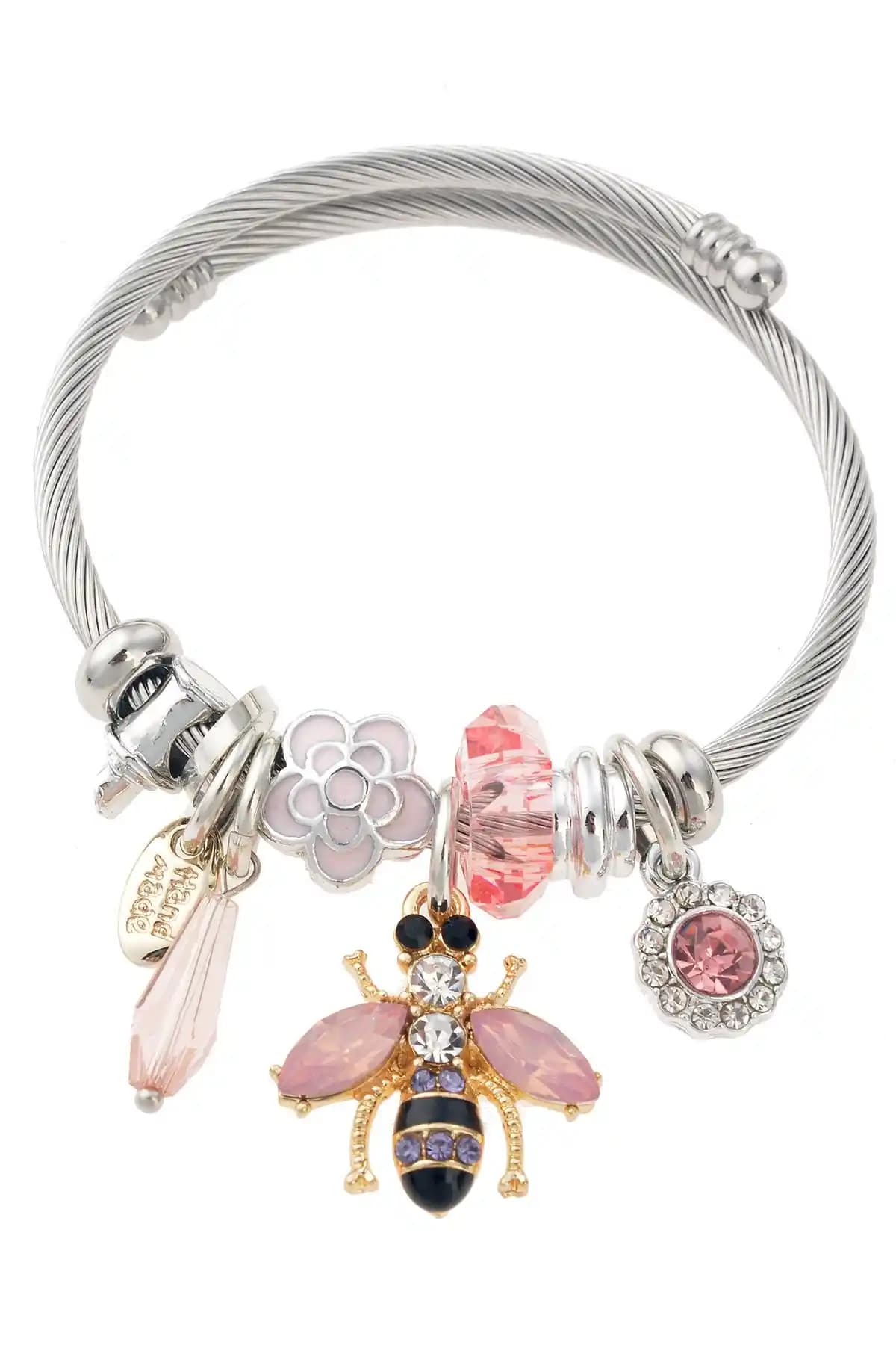 Pelin Aksesuar Arı Figürlü Gümüş Bileklik: Şık ve Dayanıklı Minimalist Takı Tasarımı