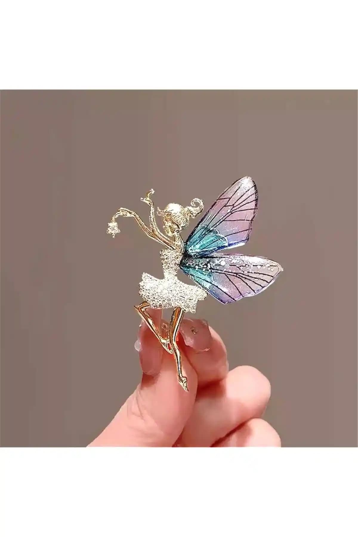Pelin Aksesuar Melek Kız Broş: Zarif ve Çok Yönlü Moda Aksesuarı