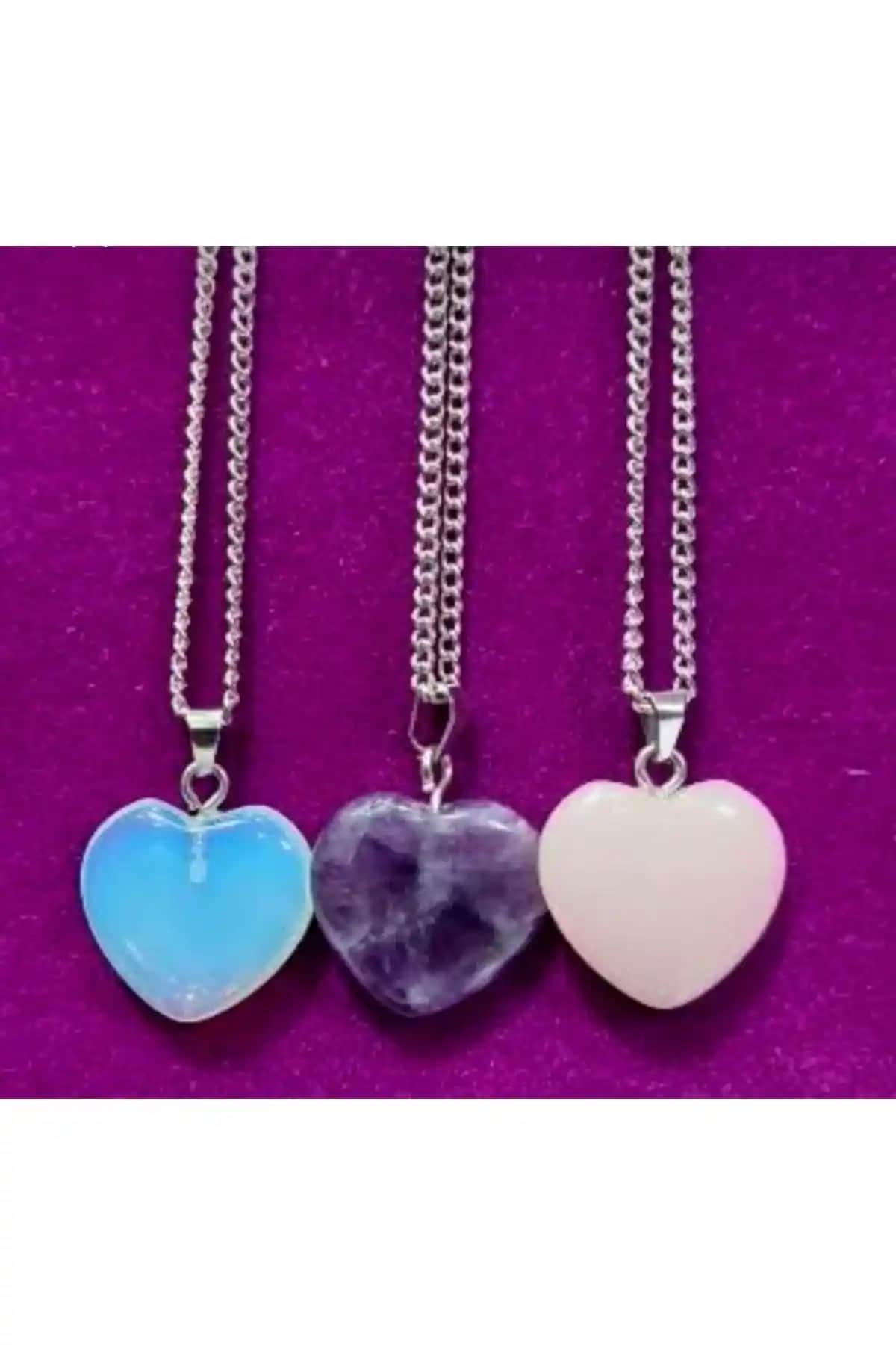 Pembe Kuvars Kalp Kolye Karşılaştırması: GRS oyuncak ve Sweet modelleri