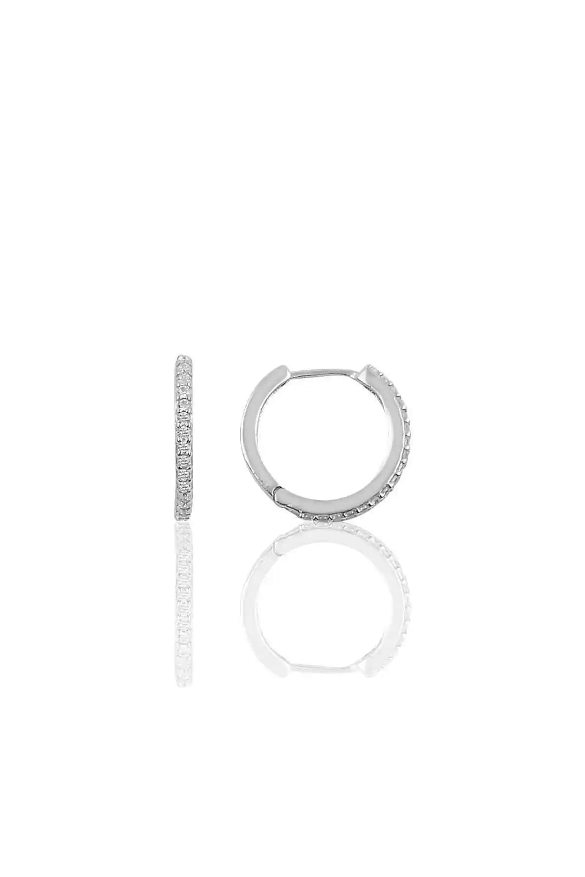 Söğütlü Silver 14 mm Rodyumlu Zirkon Taşlı Tamtur Halka Küpe Özellikleri ve Kullanım Alanları