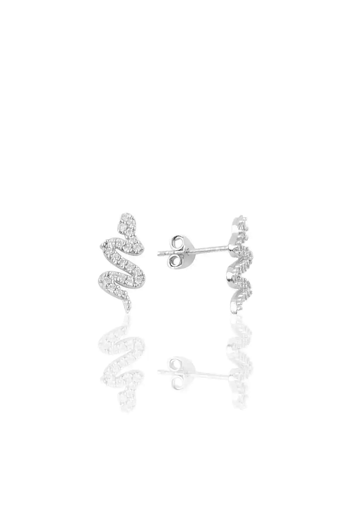 Söğütlü Silver Gü<müş> Rodyumlu Yılan ve Zirkon Taşlı Yaprak Küpe Karşılaştırması