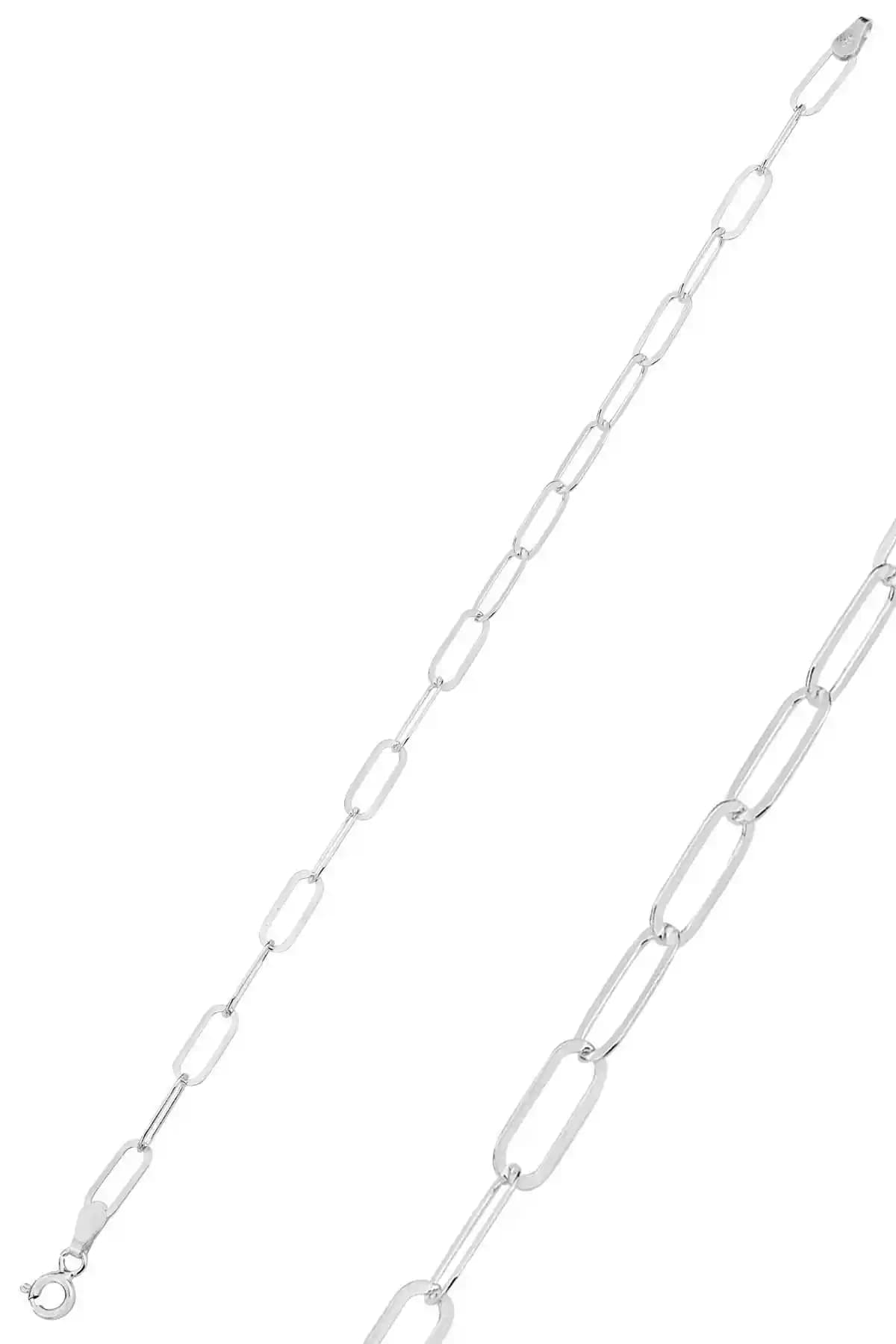 Söğütlü Silver Gümbüş Ataç Bileklik 925 Ayar Gümüş Modern ve Zarif Tasarım