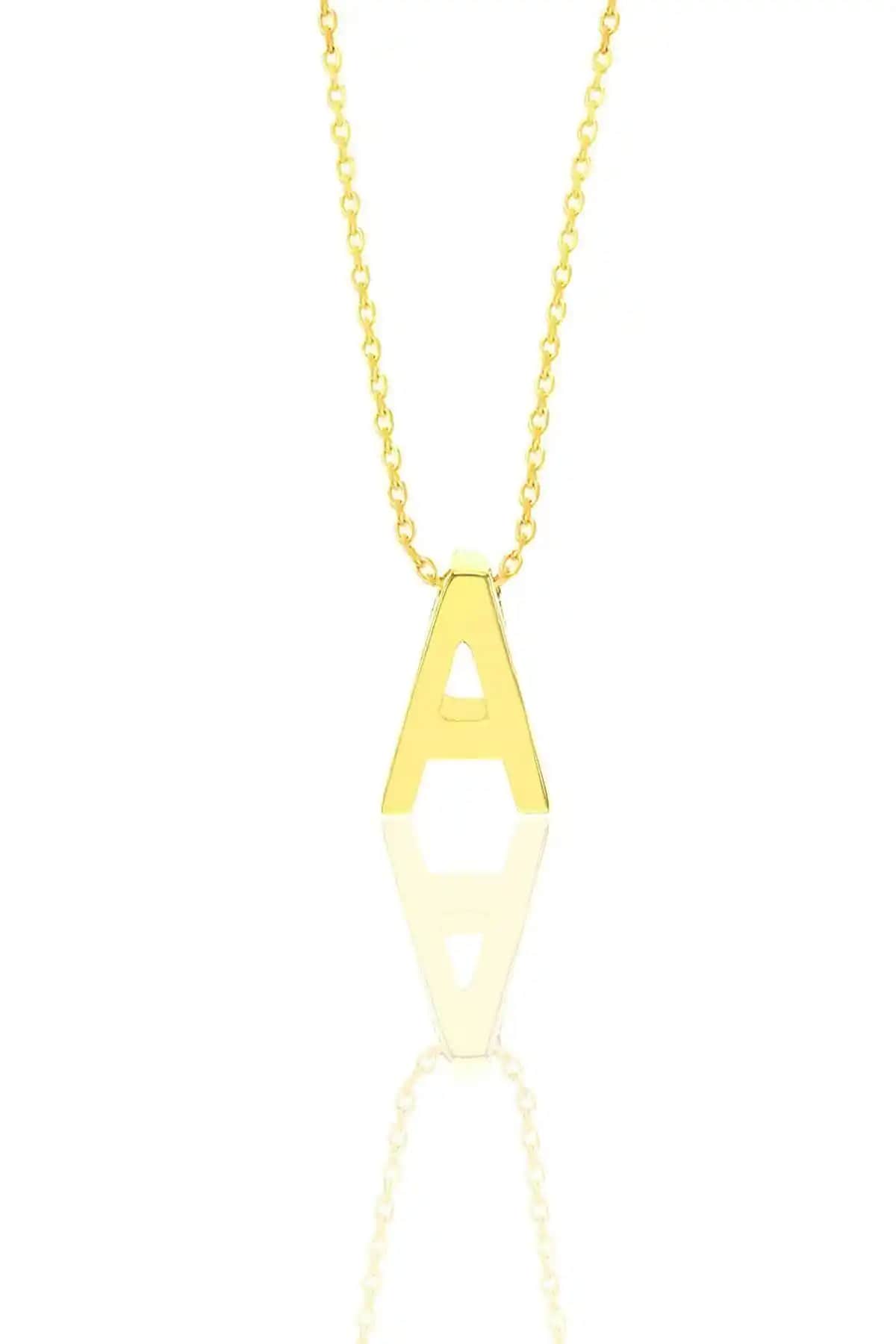 Söğütlü Silver Gümüş Harf Kolye Karşılaştırması A ve E Harfi Modelleri