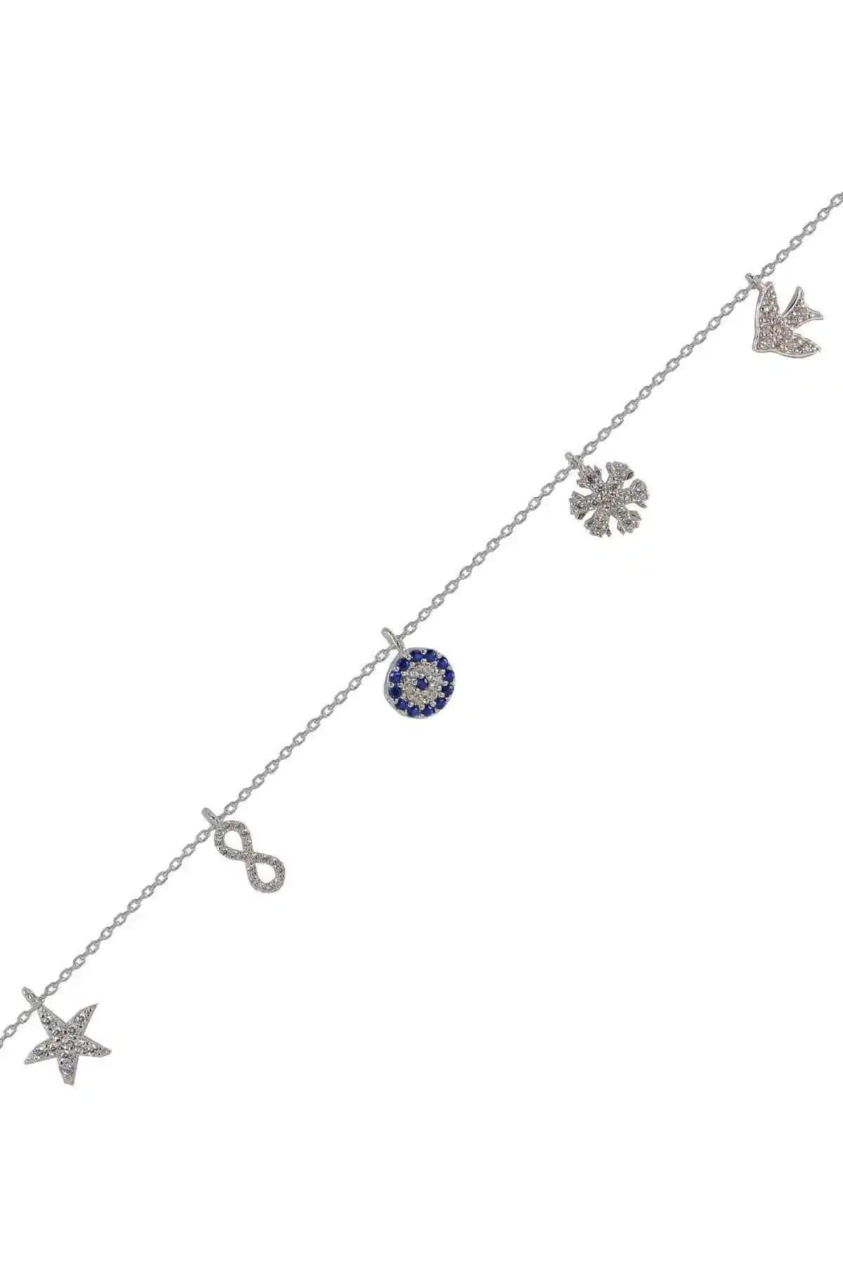 Söğütlü Silver Kadın 925 Ayar Gümüş Şans Bilekliği Modern ve Zarif Tasarım