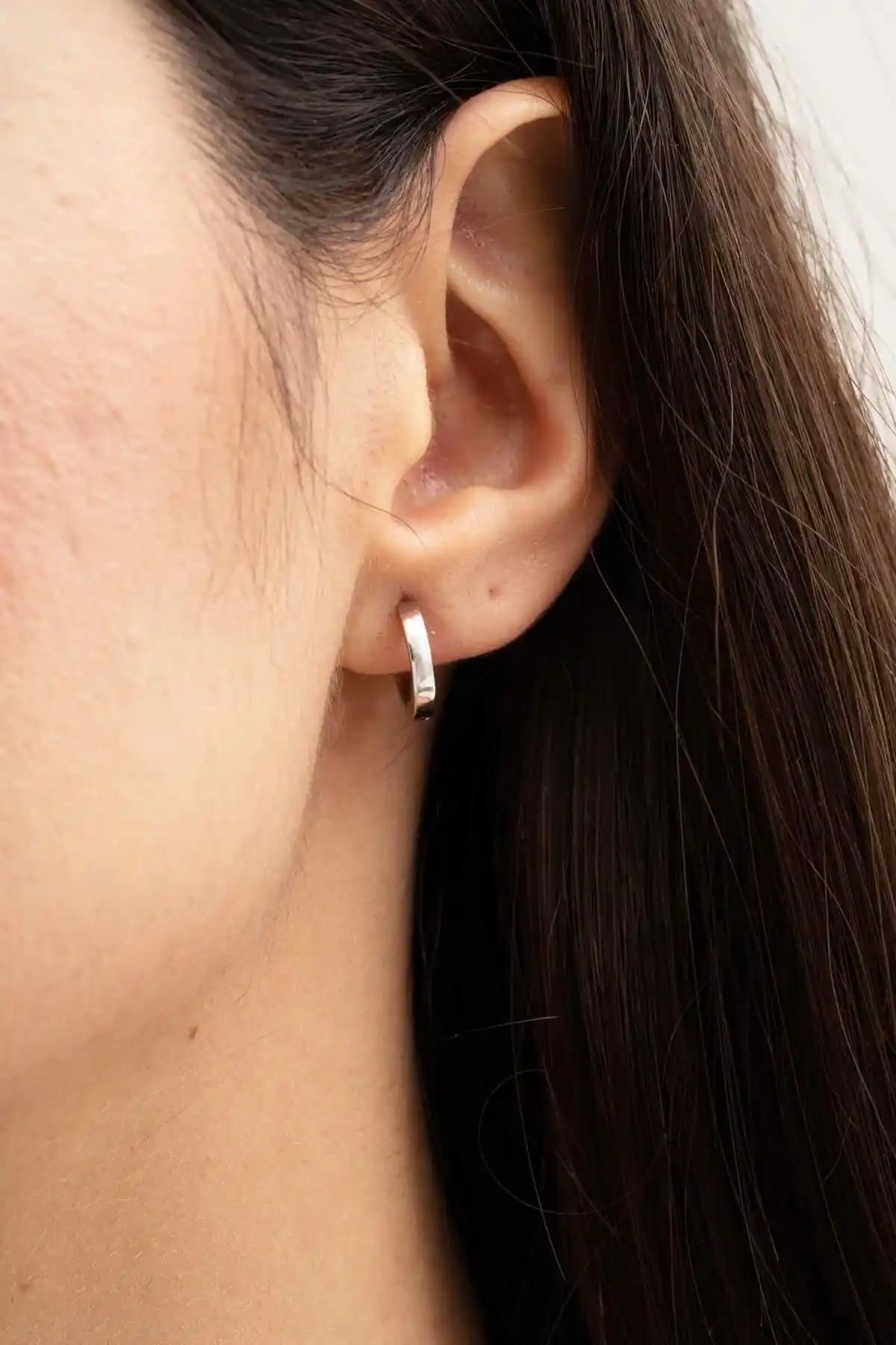 Sümer Telkari Gümüş 12 Mm Halka Küpe Zarif ve Dayanıklı Takı Seçeneği