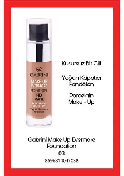 Gabrini Hd Matte Fondöten ve Professional Hd Matte Foundation 03 Karşılaştırması 2