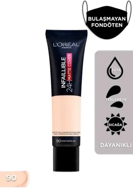 L'Oréal Infaillible 24H Matte Cover ve Maybelline Fit Me Matte+Poreless Karşılaştırması 1