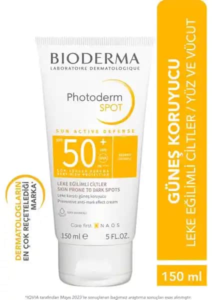 Bioderma Photoderm Spot SPF 50+: Leke ve Akne Sorunlarına Karşı Güneş Kremi
