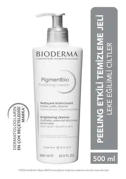 Bioderma Pigmentbio Foaming Cream: Cildin Doğal Işıltısını Ortaya Çıkarmak İçin İdeal Yıkama Jeli