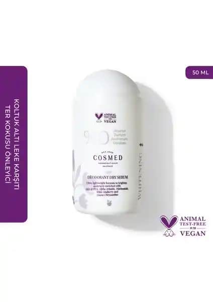 Cosmed Alight Deodorant Dry Serum: Aydınlatıcı ve Doğal Ter Kontrolü İle Cilt Bakımı
