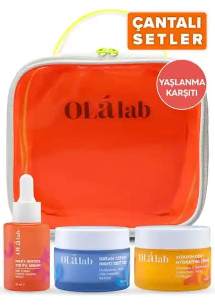 Olalab Yaşlanma Önleyici Cilt Bakım Seti ile Genç Bir Görünüm Elde Edin