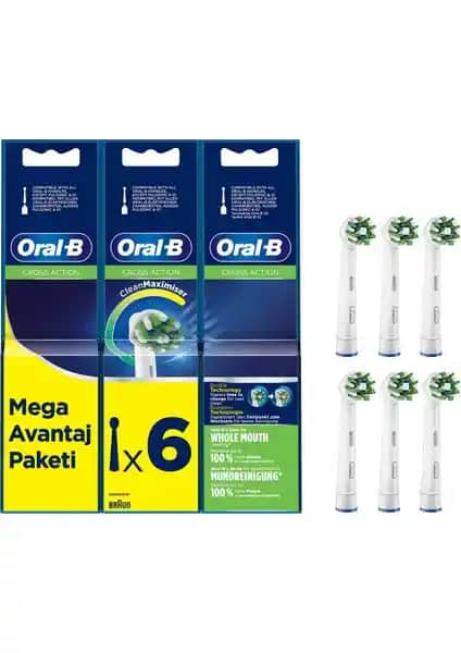 Oral-B Cross Action Clean Maximiser EB50 Diş Fırçası Yedek Başlığı Hakkında Bilgiler