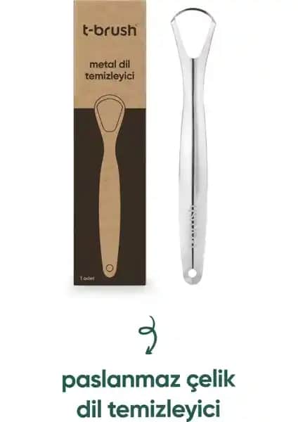 Paslanmaz Çelik Dil Temizleyici ile Ağız Hijyeninizi Artırın