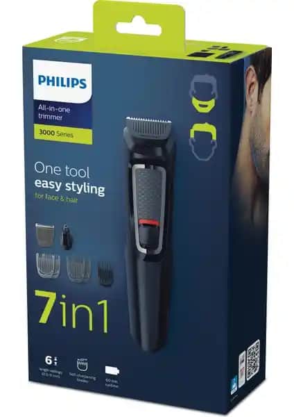 Philips MG3720 Erkek Bakım Seti: 7'si 1 Arada Modern İhtiyaçlar İçin!