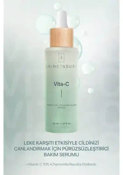 Skin Sensual Vita-C Serum ile Cilt Tonunuzu Eşitleyin ve Aydınlatın