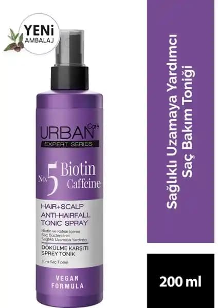 URBAN Care Biotin ve Kafein Saç Toniği: Saç Dökülmesine Karşı Etkili Çözüm