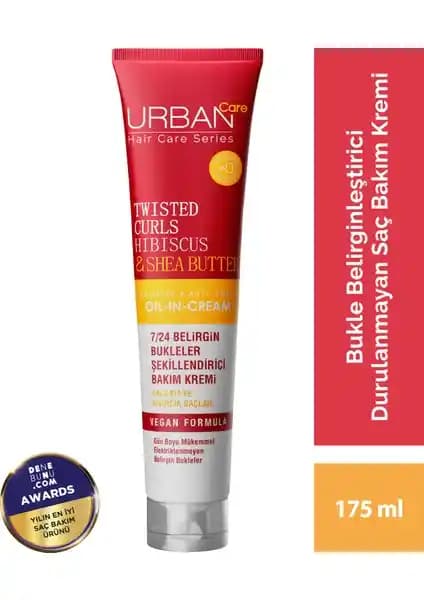 URBAN Care Hibiscus & Shea Butter Kıvırcık Saçlara Özel Şekillendirici Bakım Kremi