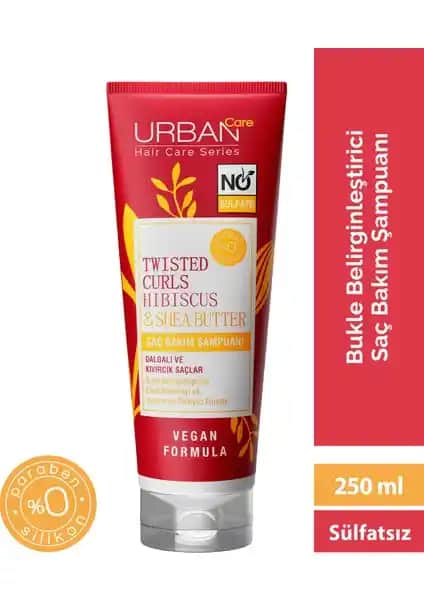 URBAN Care Hibiscus & Shea Butter Saç Bakım Şampuanı ile Kıvırcık Saçlarınızı Besleyin