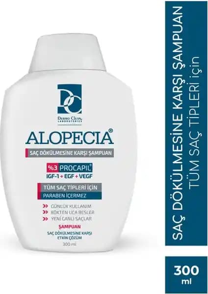 Alopecia Procapil ve IGF İçerikli Şampuan ile Saç Dökülmesine Karşı Güçlü Çözüm