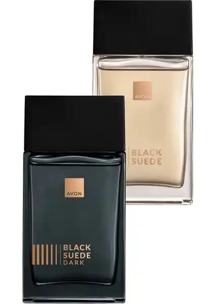 Avon Black Suede ve Black Suede Dark Erkek Parfüm Paketi Günlük ve Özel Kullanım İçin