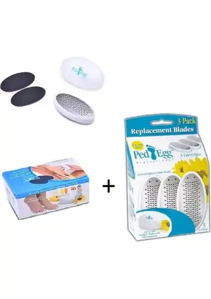 Ayak Bakımında Pratik ve Etkili: Yedek Başlıklı Topuk Törpüsü Ped Egg Seti