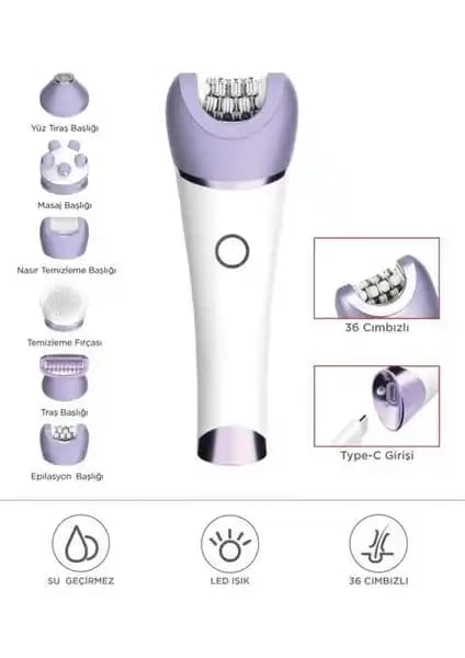 Başkenttekno Tep-02 Beyaz Çok Başlıklı Kablosuz Epilatör Kullanıcı Yorumları ve Özellikleri