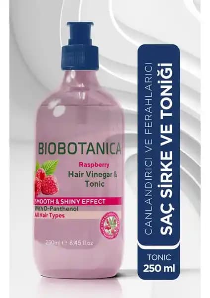 Biobotanica Frambuazlı Saç Sirkesi ve Tonik: Doğal ve Etkili Saç Bakım Ürünü Özellikleri