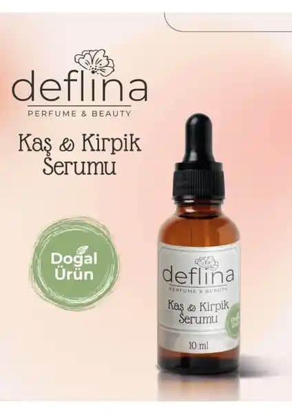 Deflina Kozmetik Kaş ve Kirpik Serumu Doğal İçeriklerle Güçlendirme ve Dolgunlaştırma