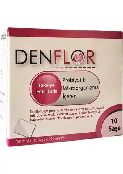 Denflor Probiyotik 10 Saşe Bağırsak Sağlığını Destekleyen Güçlü Takviye Ürünü