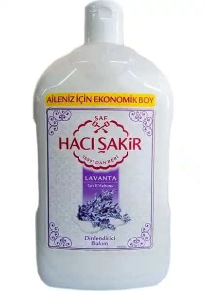 Hacı Şakir Lavanta Sıvı El Sabunu 1500 ml - Doğal ve Hoş Kokulu Temizlik Ürünü