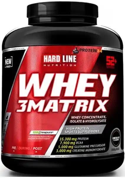 Hardline Nutrition Whey 3matrix Protein Tozu 2300 GR Yüksek Kaliteli Sporcu Takviyesi