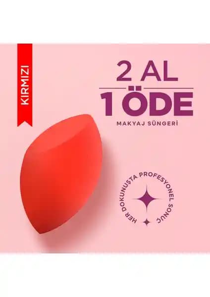 Hill Beauty Ultra Soft Kırmızı Makyaj Süngeri ile Doğal ve Pürüzsüz Makyaj Uygulaması