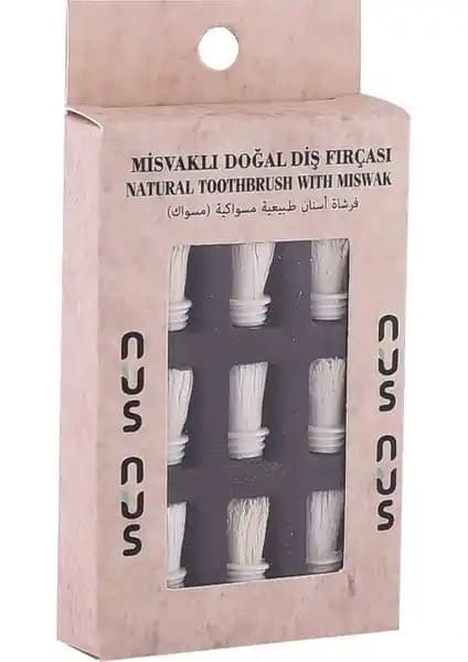 Nusnus Misvak Diş Fırçası Yedek Başlıkları: Doğal ve Etkili Temizlik Çözümü