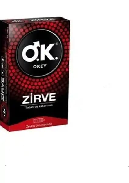 Okey Prezervatif Zirve 10'lu Güvenli ve Konforlu Kullanım İçin Yüksek Kaliteli Prezervatif