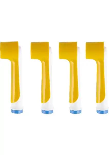 Oral-B Altın Renkli Koruyucu Kapaklar 4'lü Set ile Diş Fırçası Hijyeni ve Koruma