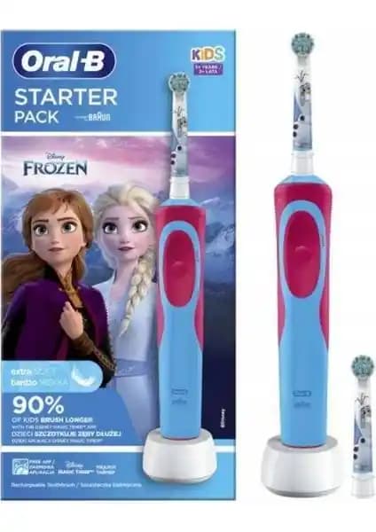 Oral-B Frozen Temalı Şarjlı Çocuk Diş Fırçası: Güçlü Temizlik ve Eğlenceli Tasarım