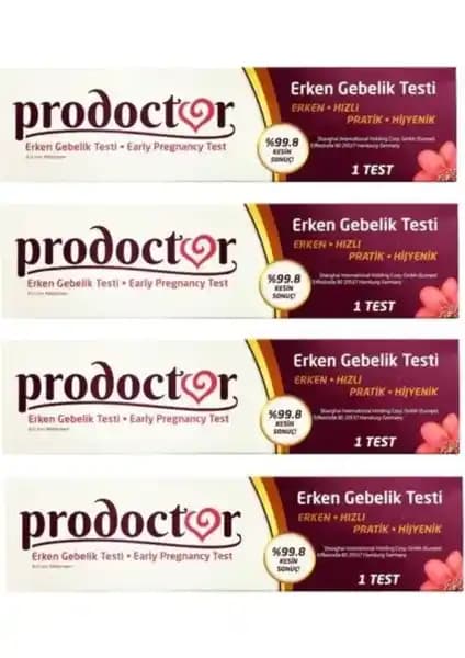 Prodoctor Erken Gebelik Testi 4 Adet: Güvenilir ve Hızlı Sonuçlar İçin Uygun Seçenek