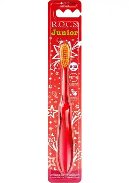 R.O.C.S. 6-12 Yaş Çocuk Diş Fırçası Güvenli ve Etkili Temizlik Sağlayan Tasarım