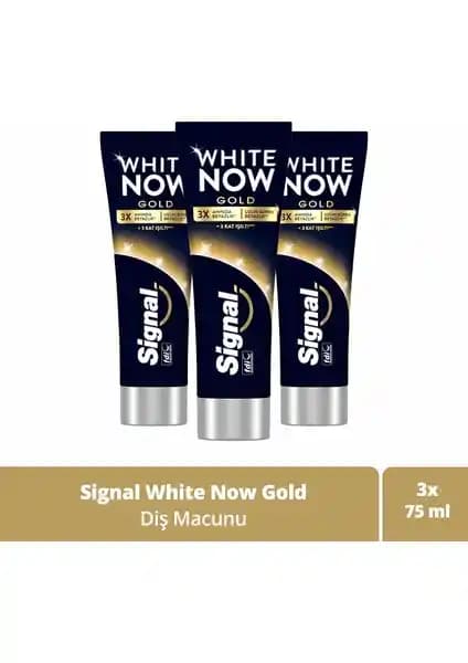 Signal White Now Gold Diş Macunu ile Beyaz ve Parlak Gülüşler İçin Etkili Çözüm