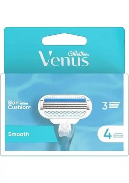 Storemax Gillette Venus Kadın Yedek Tıraş Bıçağı 4'lü Konfor ve Performans Sağlar