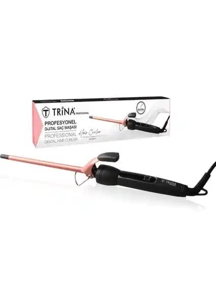 Trina 9,5 mm Profesyonel Saç Maşası: İnce Bukleler İçin Modern ve Güvenilir Çözüm